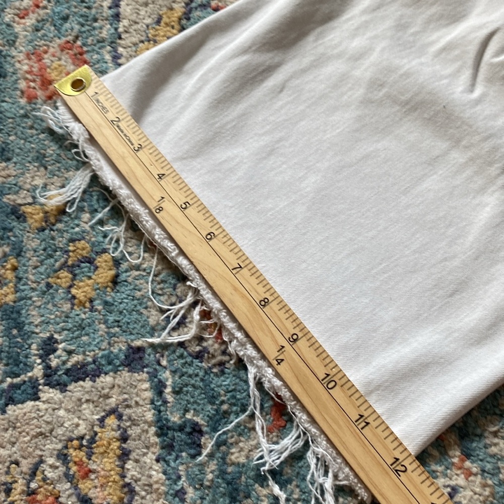 ZARA | high waisted wide leg denim jeans | size 10 white - Picture 4 of 8